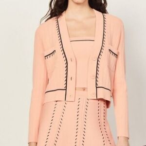 Sandro Auxane Cropped Top